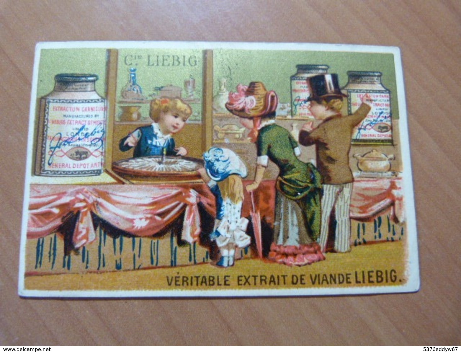 Chromo Liebig. Enfants Au Magasin; 7 X 10,5 Cm. En Bon état - Liebig