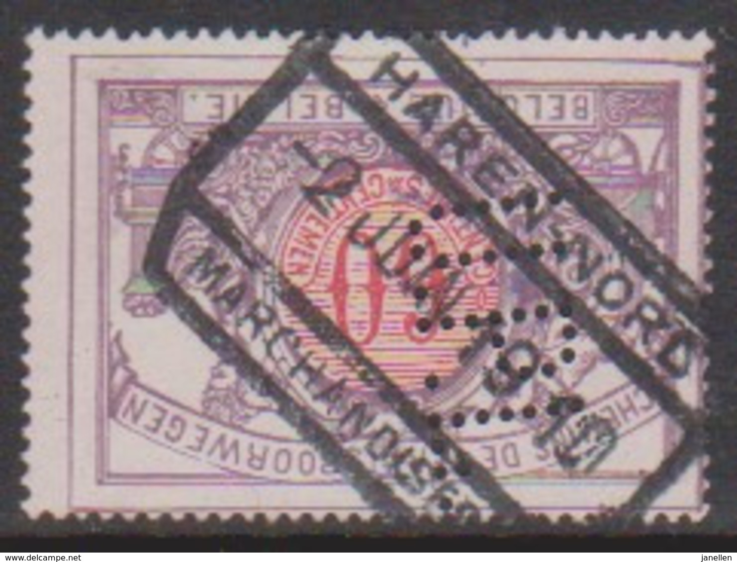 TR 37 - Haren-Nord - Marchandises (perforatie U.P.L.) - Sonstige & Ohne Zuordnung