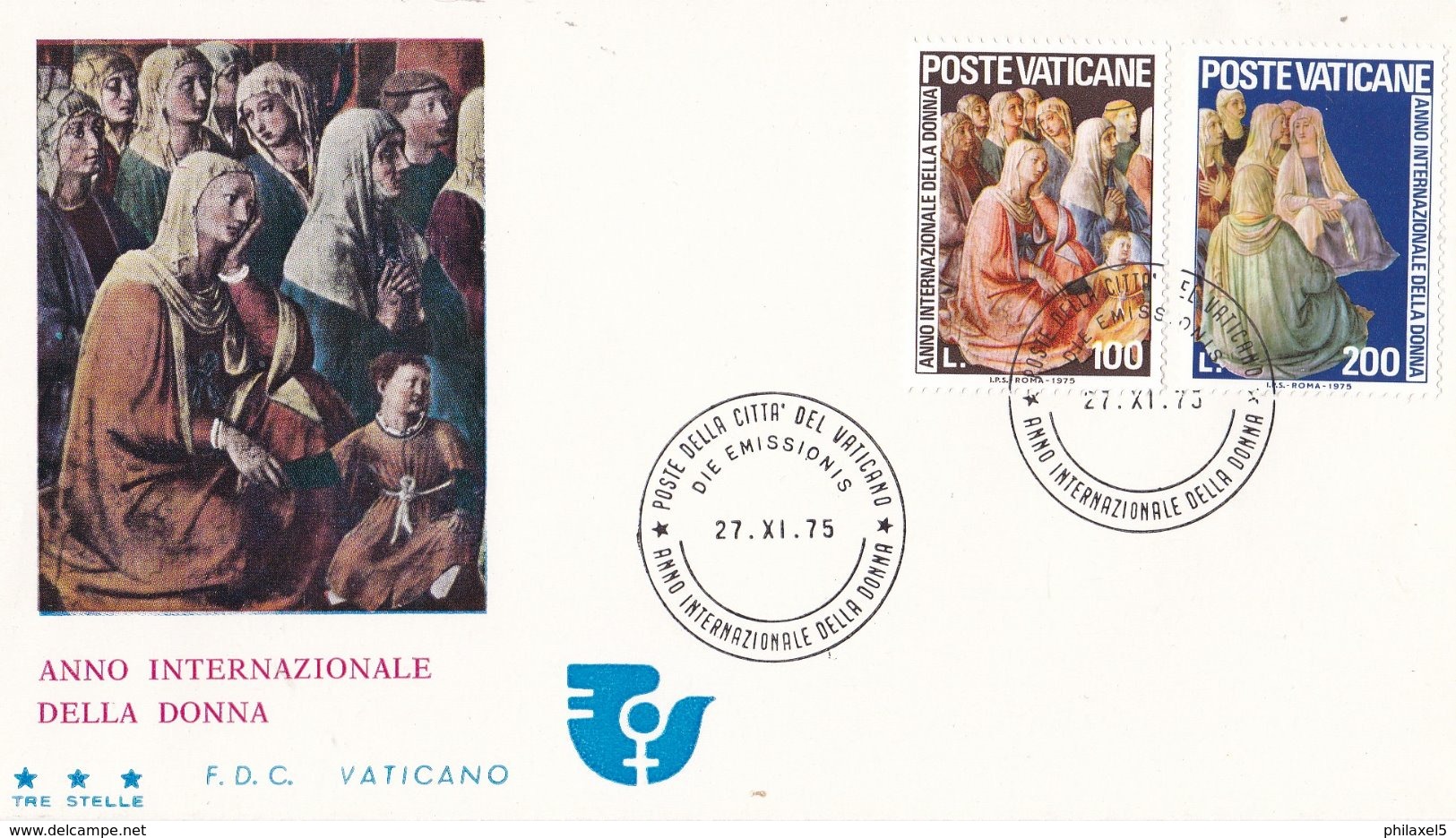 Vaticaan - FDC 27-11-1975 - Pfingsten - M 670-671 - FDC
