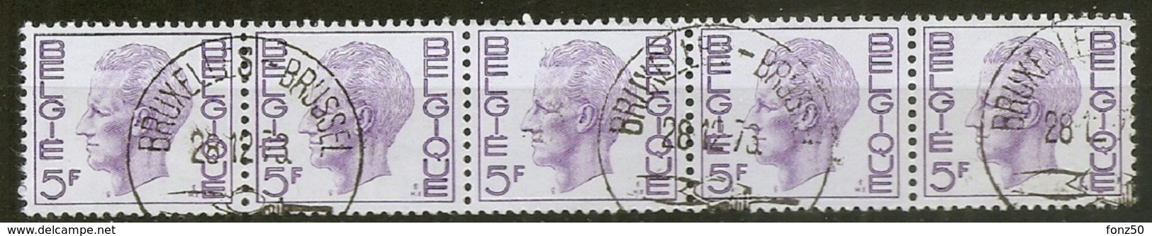 BELGIE * Nr R 50  Met NR * ROLZEGEL * Gestempeld - Coil Stamps