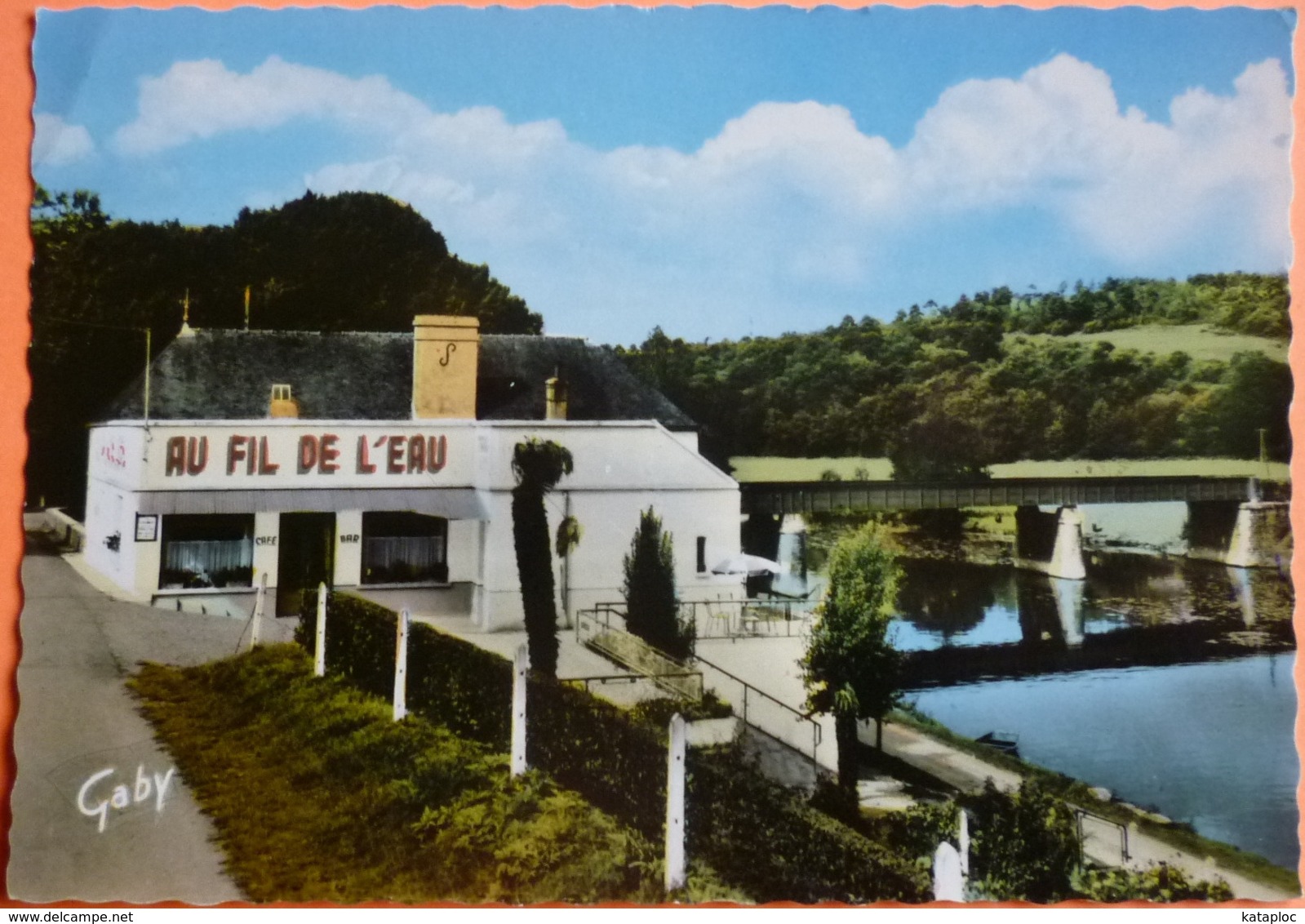 CARTE LAILLE - 35 - AUBERGE AU FIL DE L' EAU - HALTE DE LAILLE EN GUICHEN -SCAN RECTO/VERSO - 7 - Autres & Non Classés