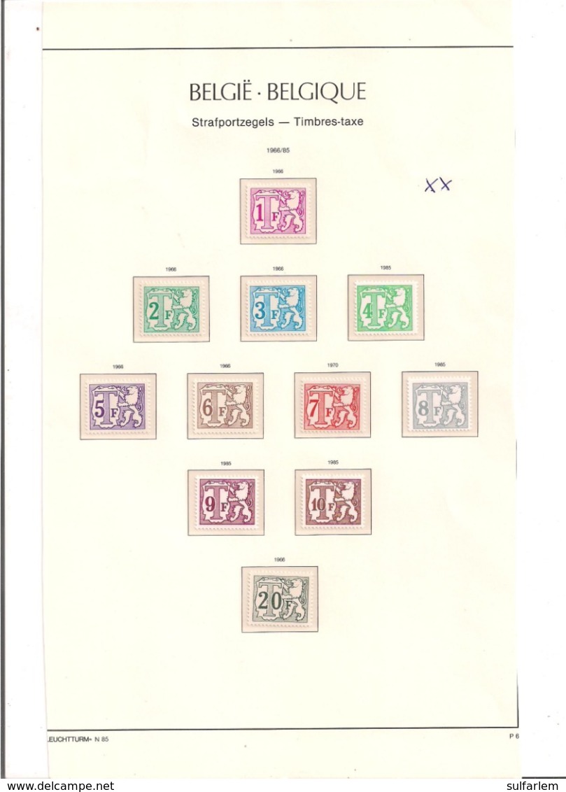 COB Taxes TX 73/83 - Francobolli