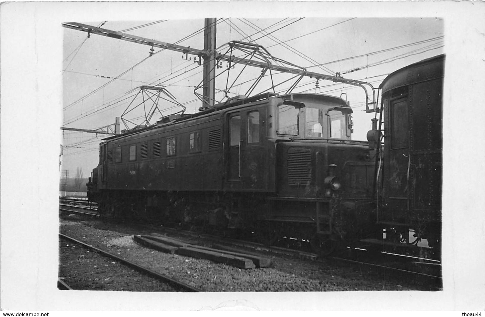 ¤¤  -  Carte-Photo D'une Locomotive - Chemins De Fer - Machine Electrique E. 601 - Train En Gare  -  ¤¤ - Treni