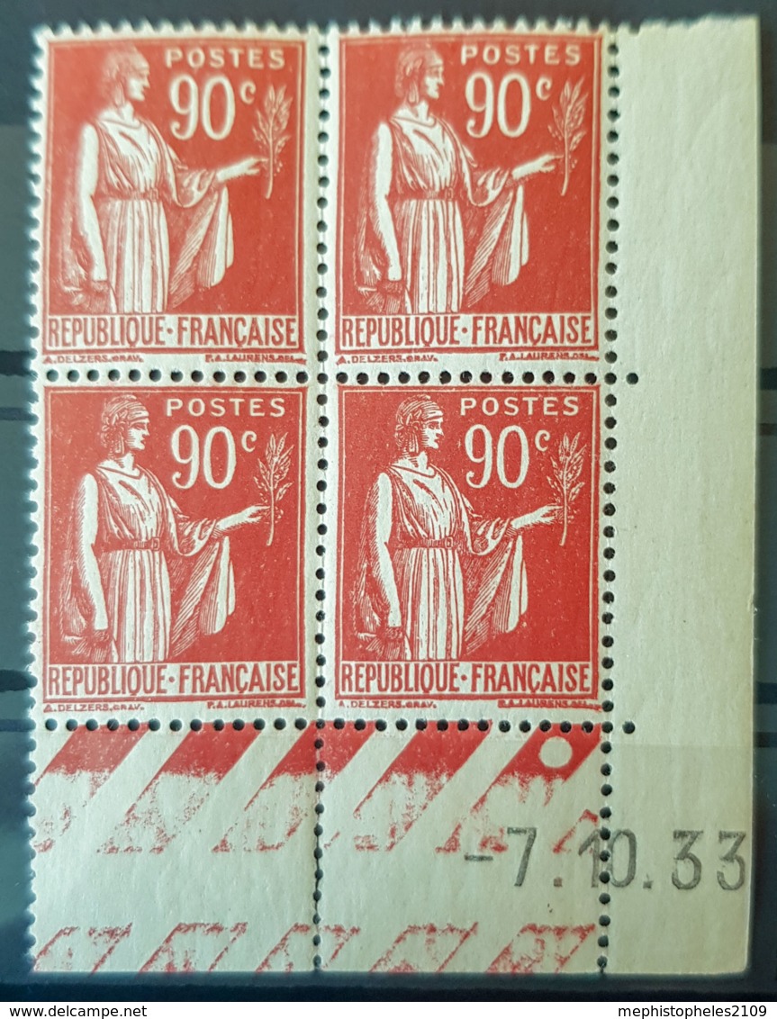 FRANCE - MNH - YT 285 - Paix Coin Daté Du 7.10.33 - 1930-1939