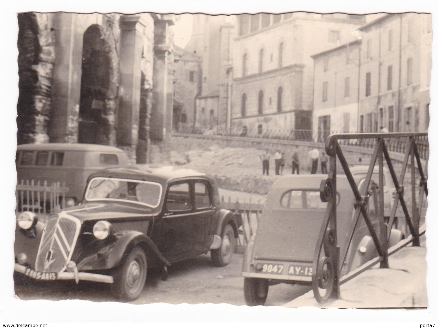 AUTOMOBILE - AUTO - CAR - CITROEN " TRACTION AVANT + 2 CV " - FOTO ORIGINALE - Automobiles