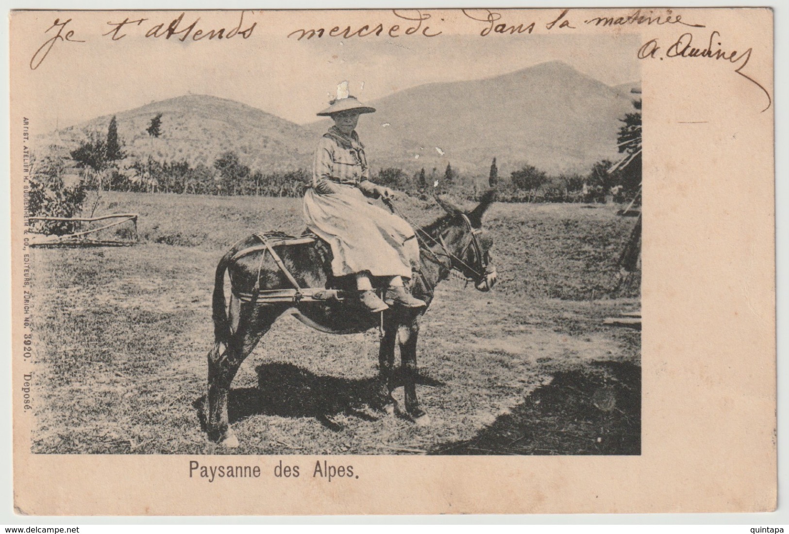 05 - Paysanne Des Alpes 1910 - Sonstige & Ohne Zuordnung
