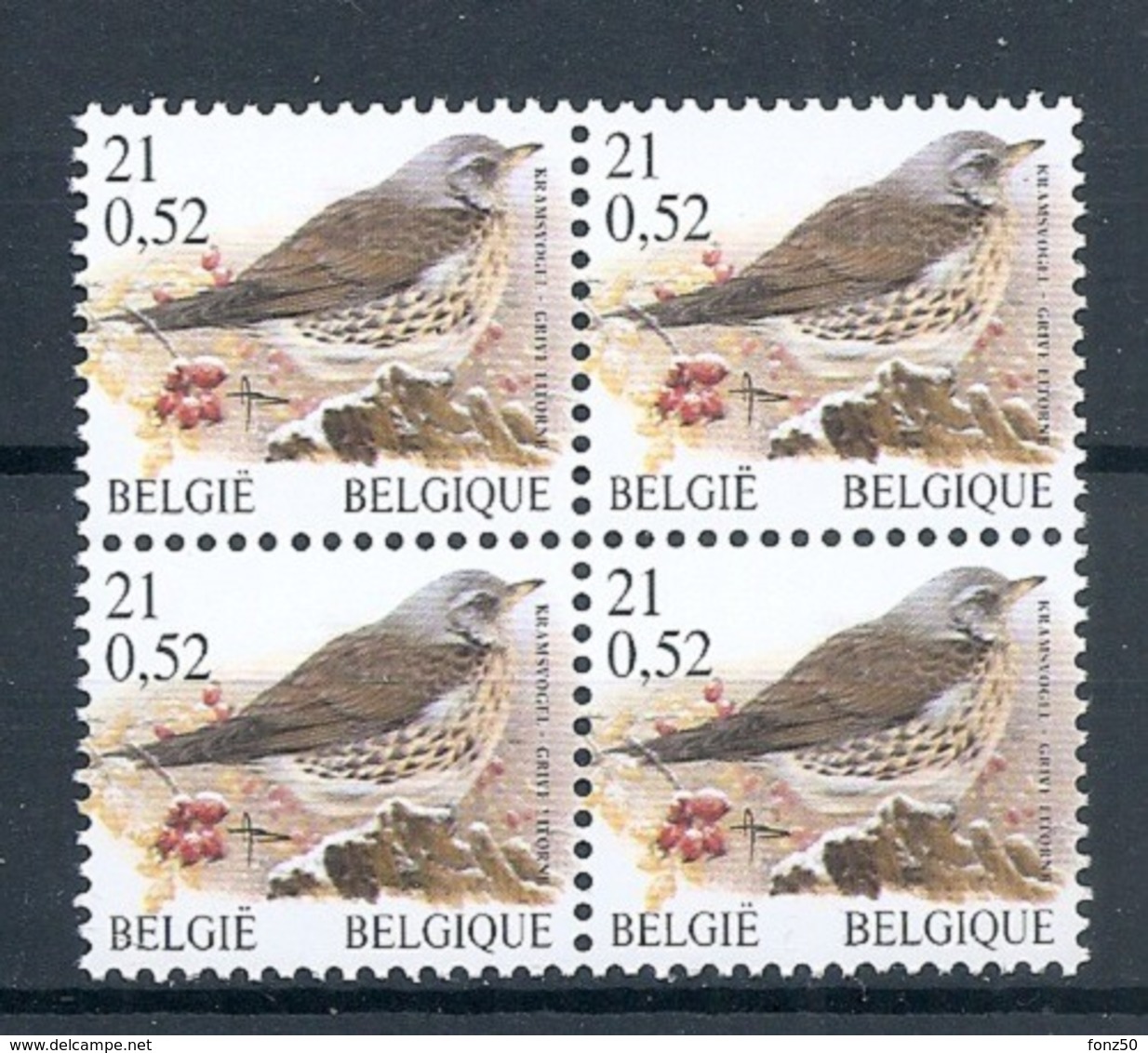BELGIE * Buzin * Nr 2987 * Postfris Xx * WIT  PAPIER - 1985-.. Pájaros (Buzin)
