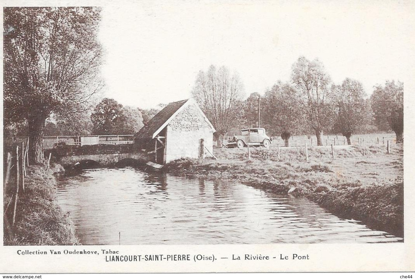 Liancourt Saint Pierre : La Rivière - Le Pont. (Voir Commentaires) - Liancourt