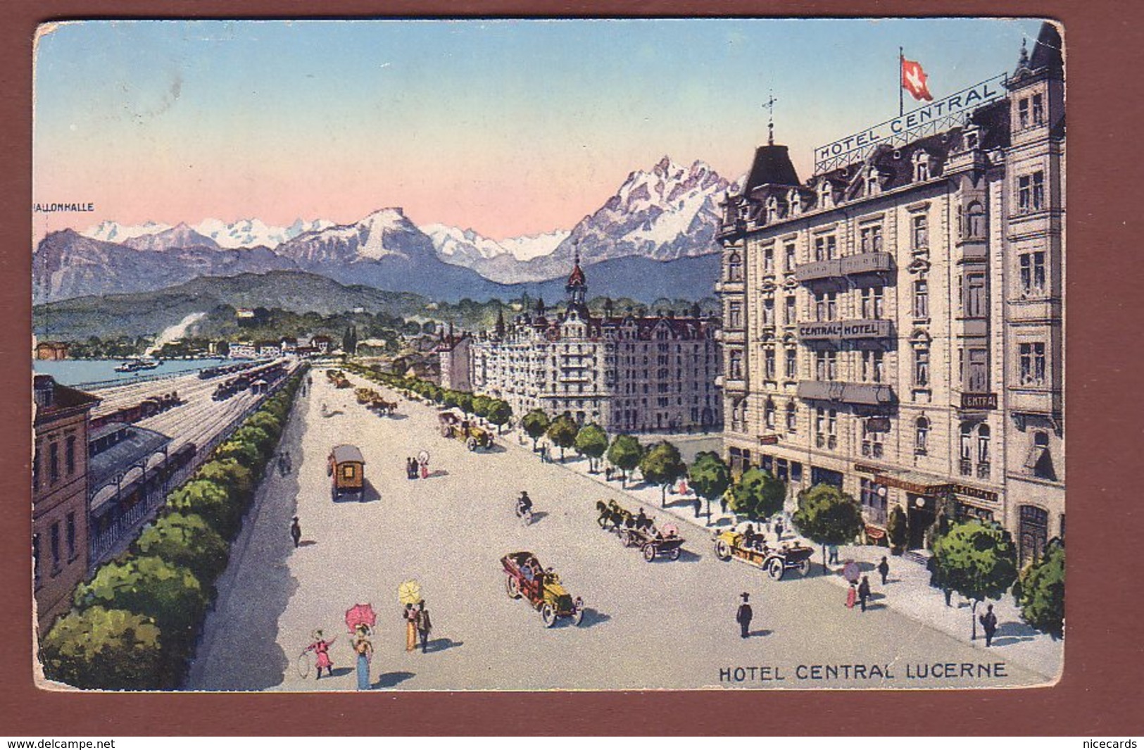 LUZERN - Central Hotel // Kleiner Eckbug // - Lucerne