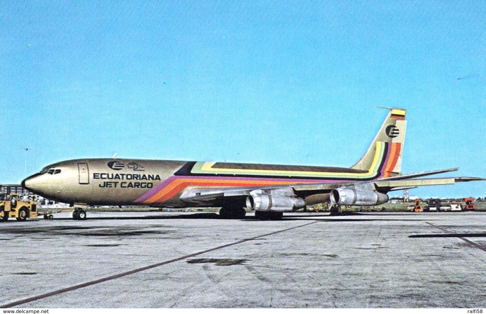 1 AK Flugzeug Airport Aerodrome * Boeing 707-321C Of EMPRESA ECUATORIANA D AVIACION Ecuador * - Aerodrome