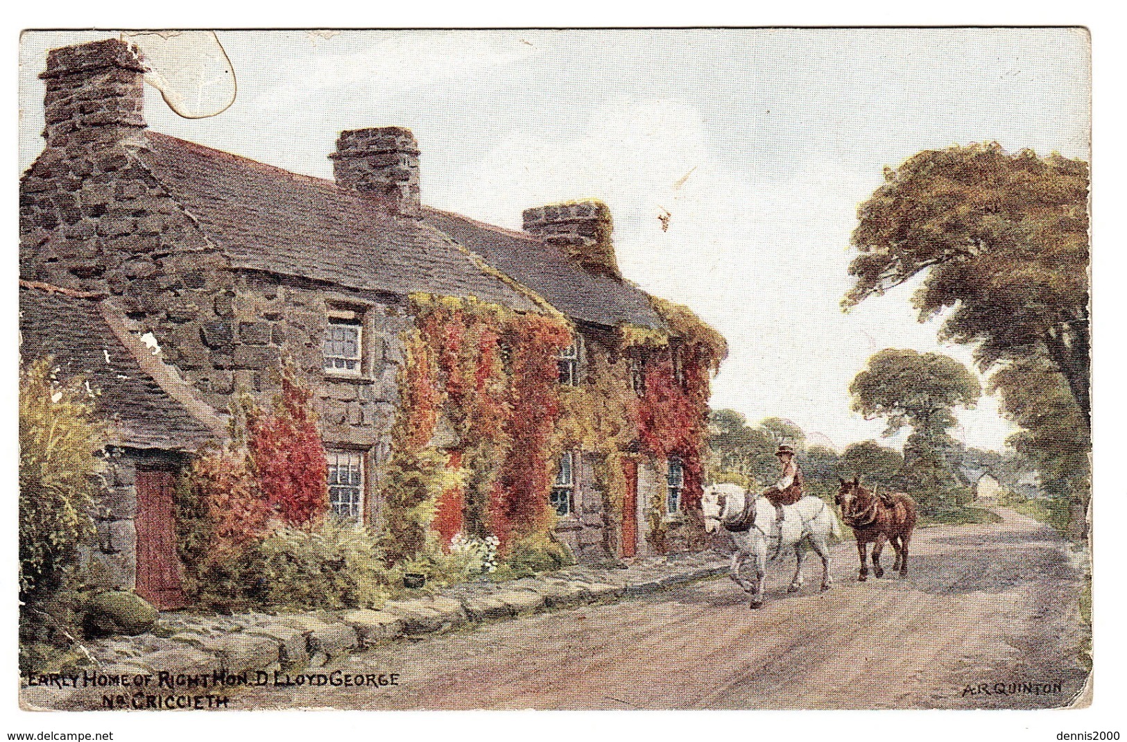 Early Home Of Righthon. D. LloydGeorge Near CRICCIETH - Unknown County