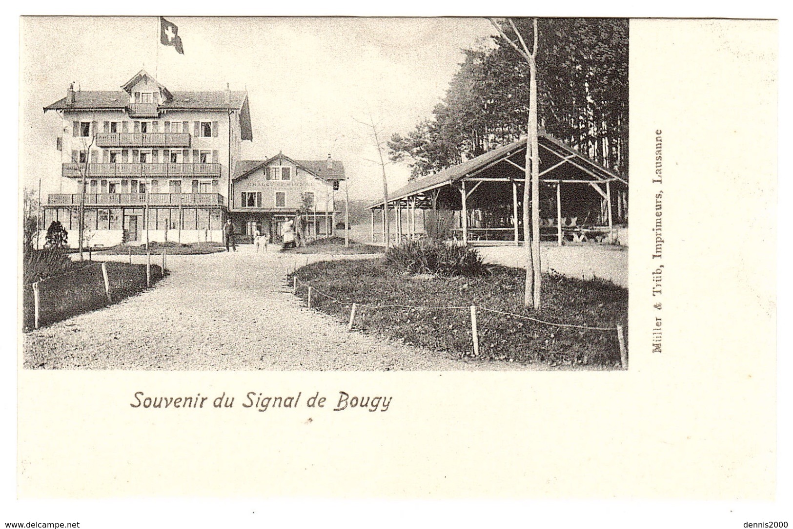 BOUGY - Bougy-Villars - Souvenir Du Signal De Bougy - Ed. Müller & Trüb, Lausanne - Bougy-Villars
