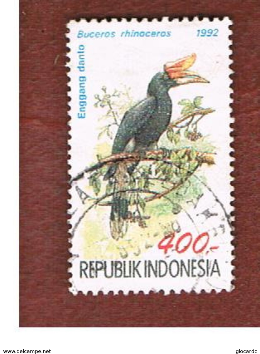 INDONESIA   - SG 2055  -  1992  BIRDS: RHINOCEROS HORNBILL  - USED ° - Indonesia