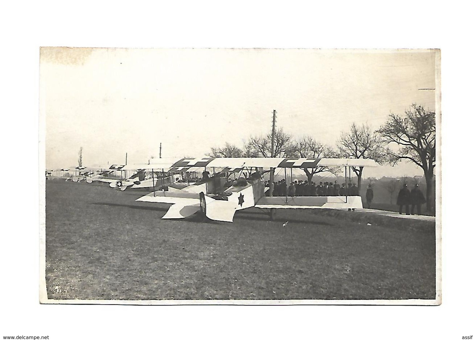 LAUSANNE BLECHERETTE 1917 BRUNER RAMP KILM COMTE SIMONIUS ACKERMANN ZIMMERMANN BIDER PILLICHODY .........SUISSE AVIATION - Flieger