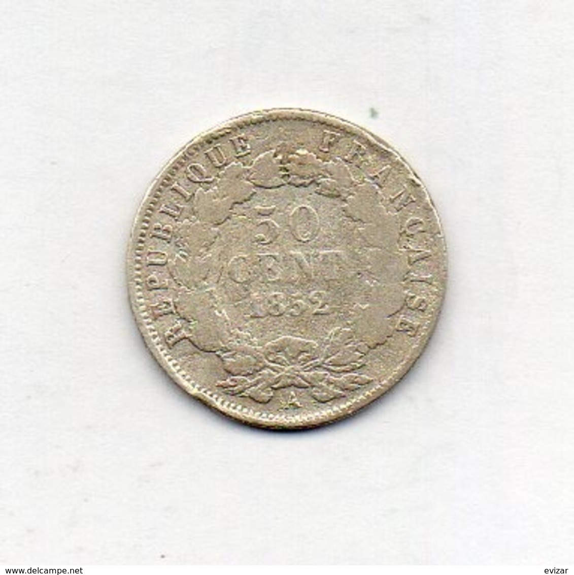 FRANCE, 50 Centimes, 1852, Silver, KM #793 - Altri & Non Classificati