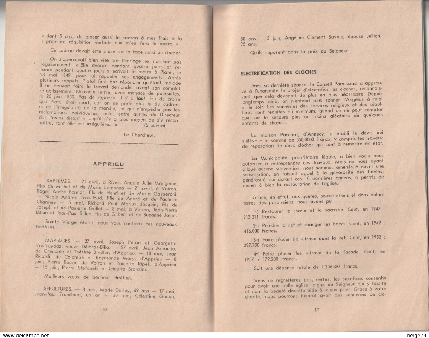 Revue - Le Messager De N.D. De Milin Et Des Terres Froides - Juillet-Août 1957 - Bimestriel - Qques Pub De Commerces - Rhône-Alpes
