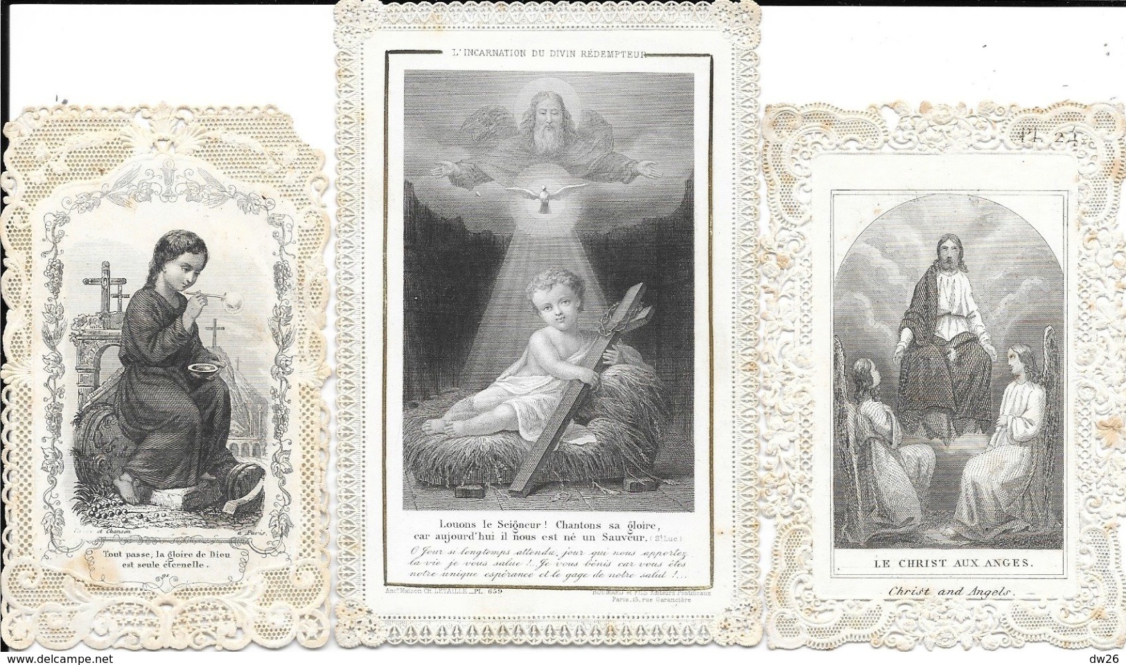 Lot De 32 Images Religieuses - Christ, Vierge, Saints, Cartes Dentelée Et Classiques - Images Religieuses