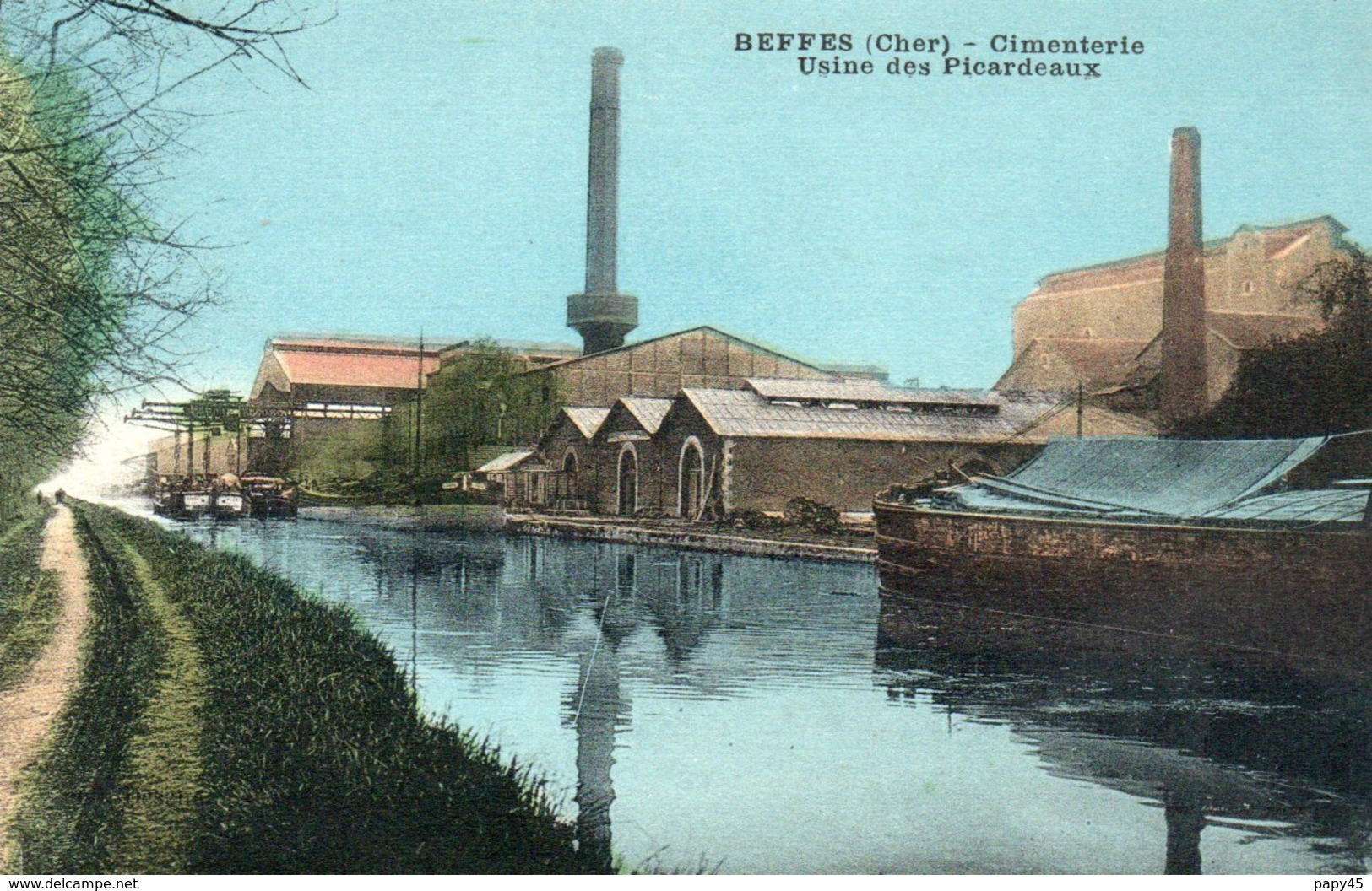 18 Cher -  BEFFES       Cimenterie  Usine Des Picardeaux - Autres & Non Classés