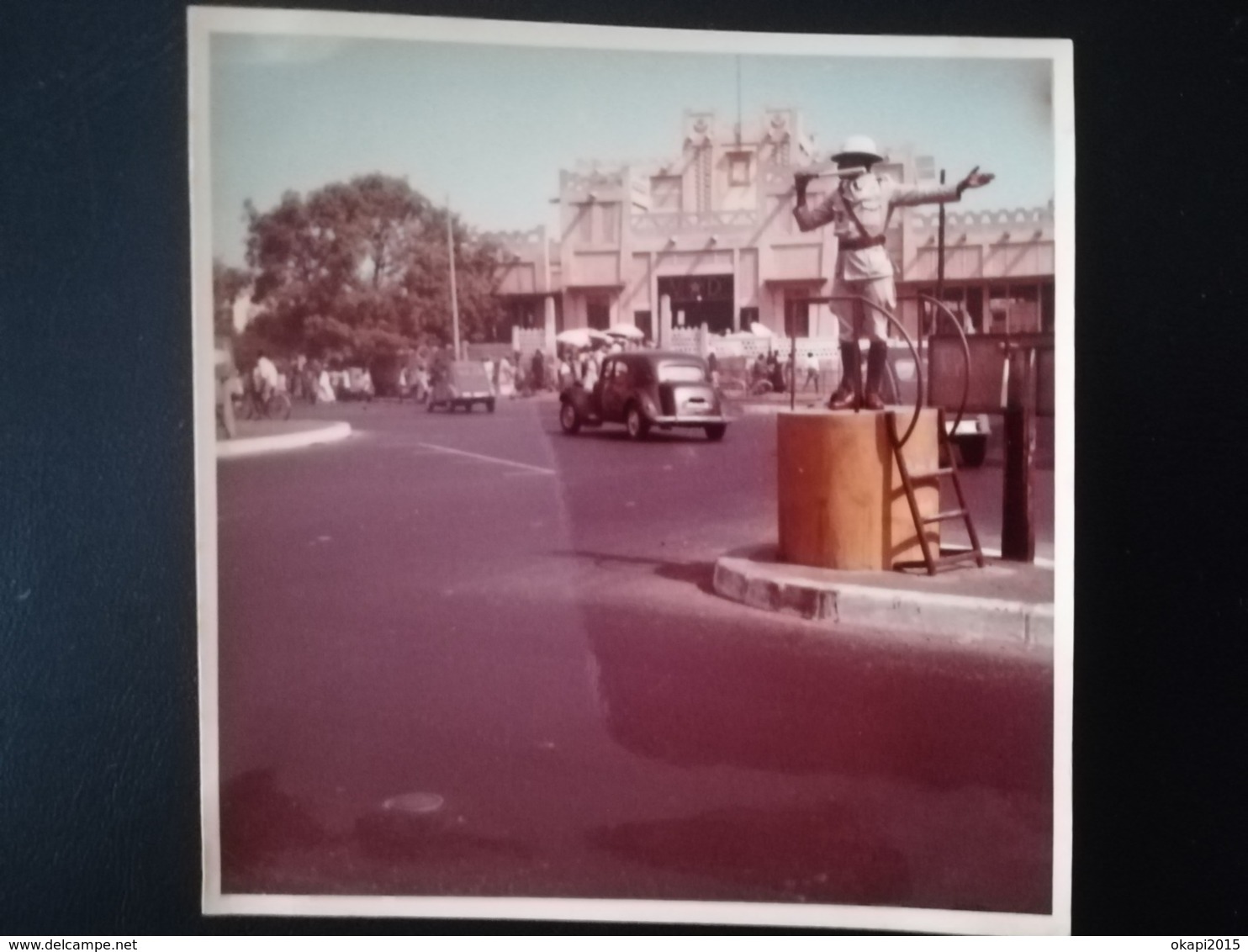 BATEAU VIKAREN ?  DE CONGO FRANCE VERS DAKAR POLICE ROULAGE SÉNÉGAL  13 PHOTOS ORIGINALES ANNÉES 1950 - Lieux