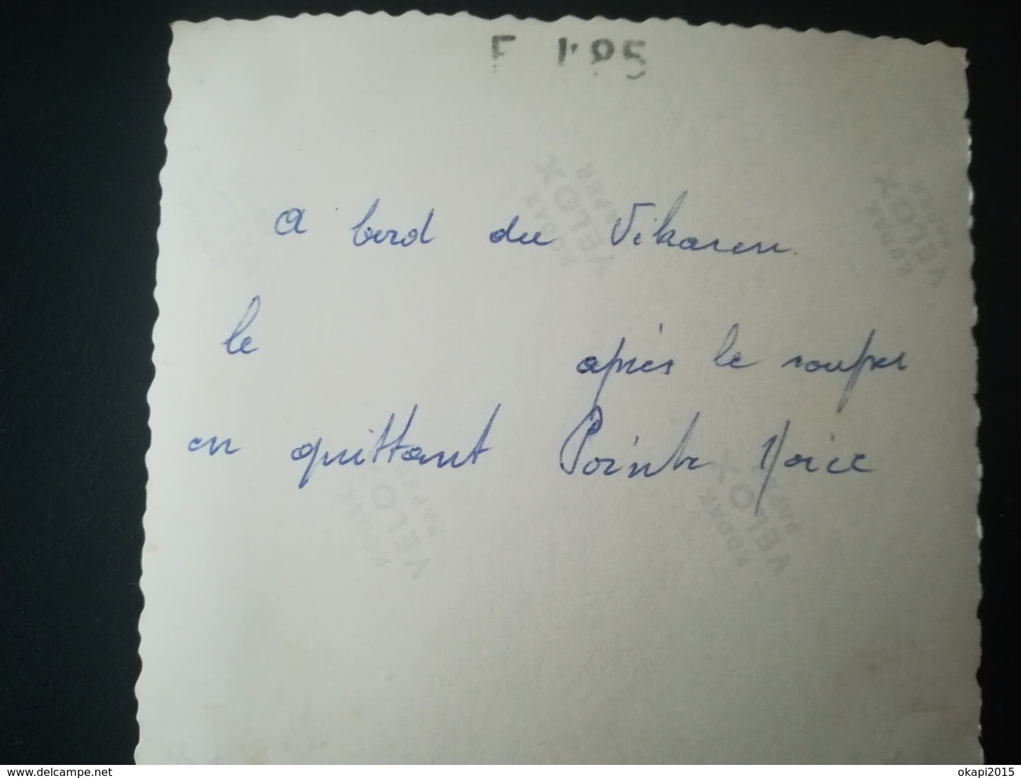 BATEAU VIKAREN ?  DE CONGO FRANCE VERS DAKAR POLICE ROULAGE SÉNÉGAL  13 PHOTOS ORIGINALES ANNÉES 1950