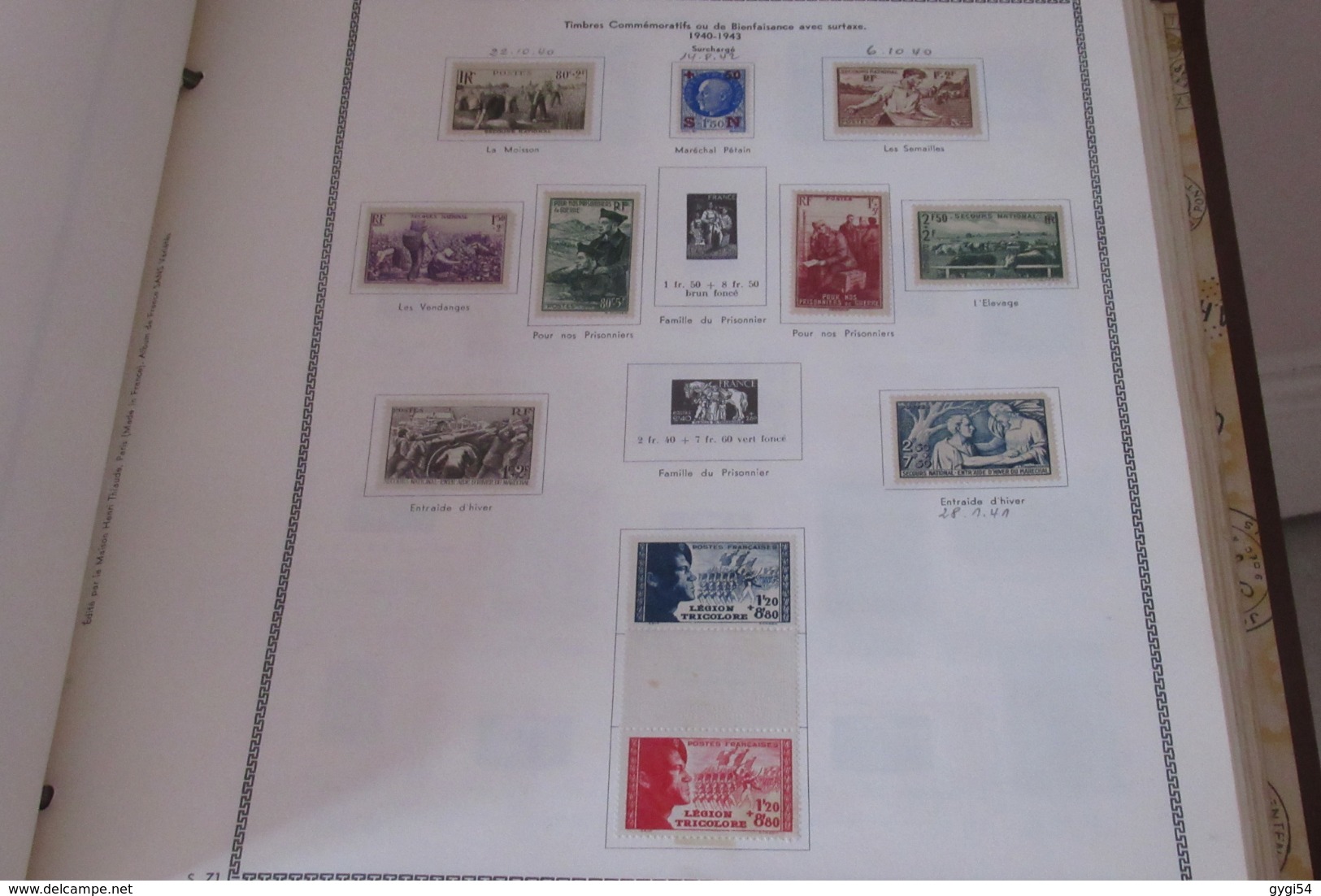 France 1849 - 1965  lot classiques ,  , Orphelins, Hommes célèbres  Poste Aérienne 88 scans