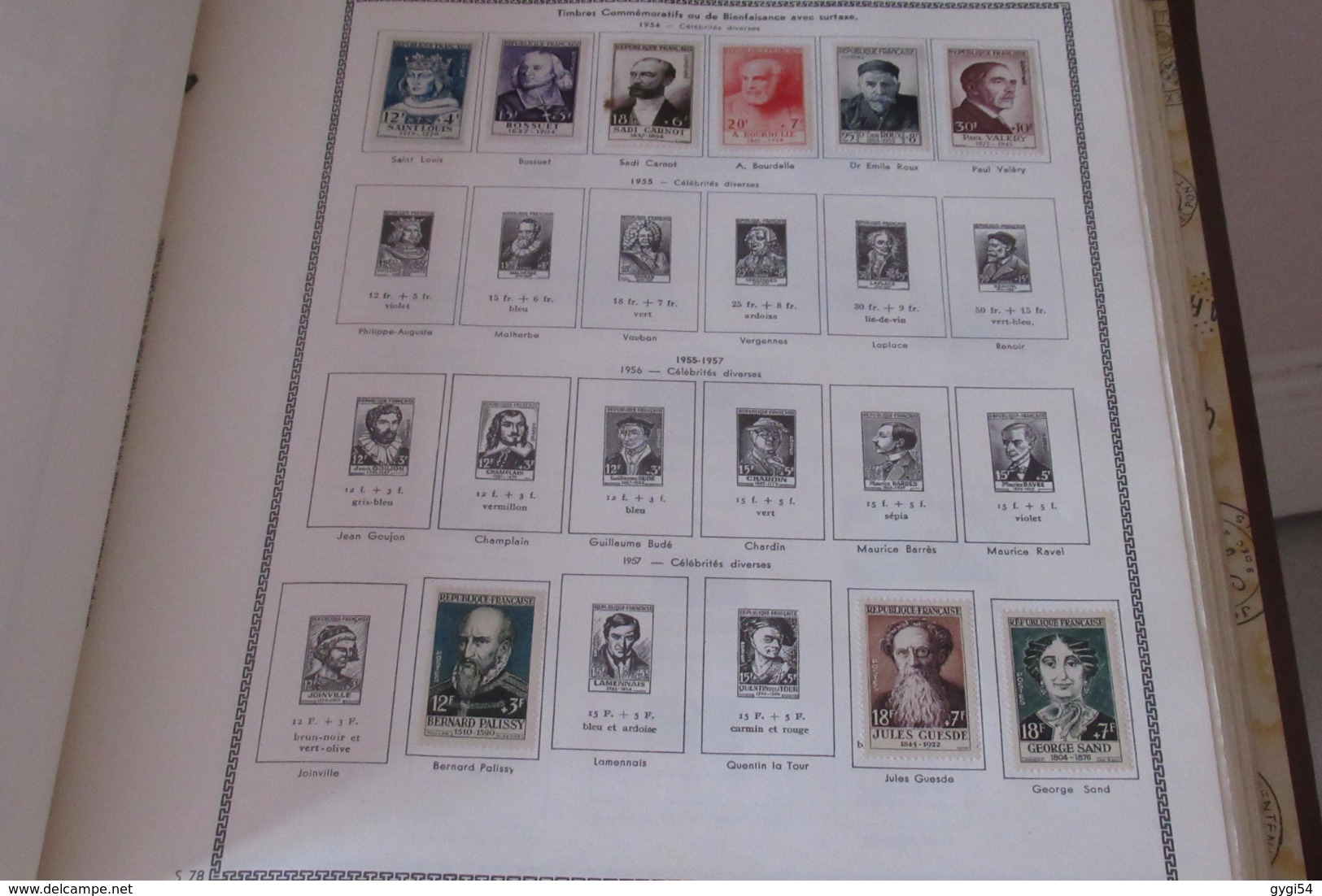 France 1849 - 1965  lot classiques ,  , Orphelins, Hommes célèbres  Poste Aérienne 88 scans