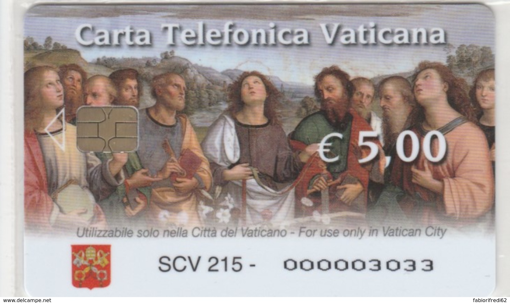 PHONE CARD VATICANO SCV215 TRASFIGURAZIONE RAFFAELLO (NEW BUT PRINTED WITHOUT BLISTER) - Vaticano