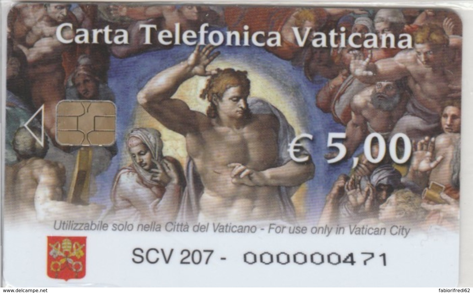 PHONE CARD VATICANO SCV207 GIUDIZIO UNIVERSALE (NEW BUT PRINTED WITHOUT BLISTER) - Vatikan