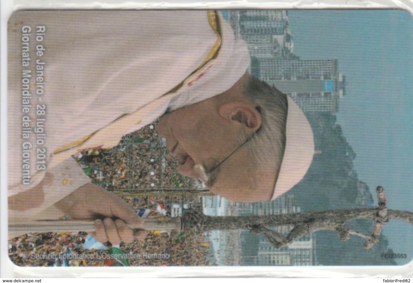 PHONE CARD VATICANO SCV203 RIO DE JANIERO (NEW BUT PRINTED WITHOUT BLISTER) - Vaticano