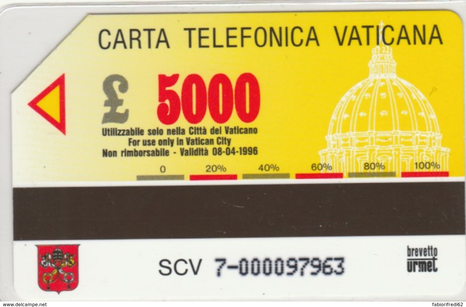 PHONE CARD USED VATICANO SCV7 SACRA FAMIGLIA - Vaticano