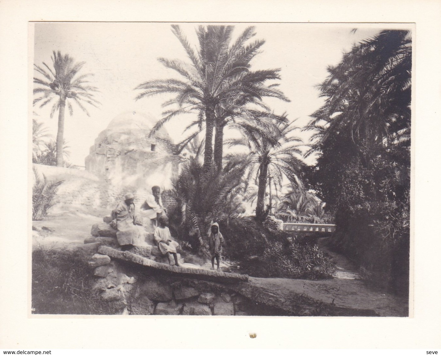 GABES TUNISIE  1923  Photo Amateur Format Environ 7,5 Cm X 5,5 Cm - Lieux