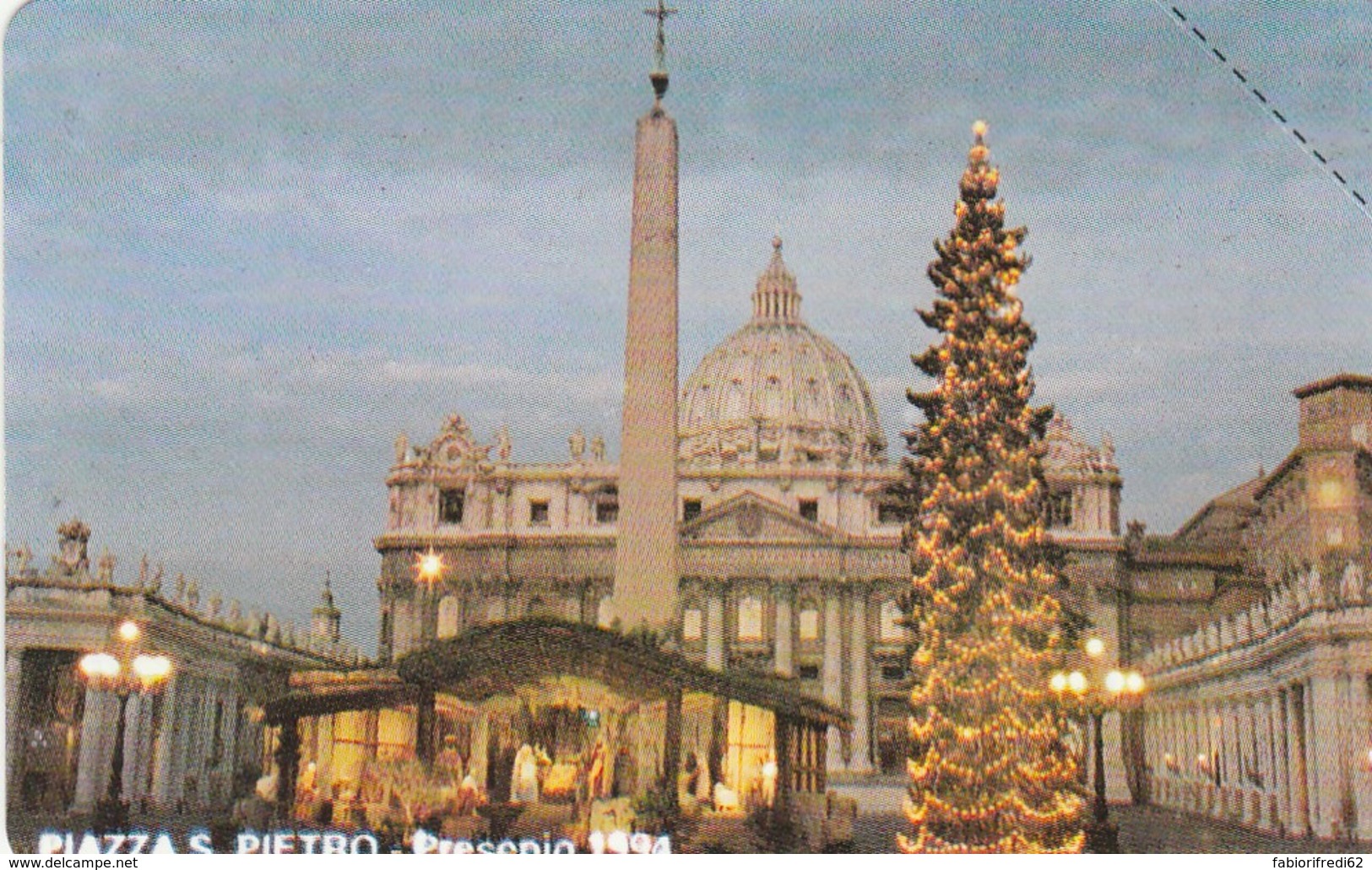 SCHEDA TELEFONICA NUOVA VATICANO SCV16 PIAZZA SAN PIETRO - Vaticano