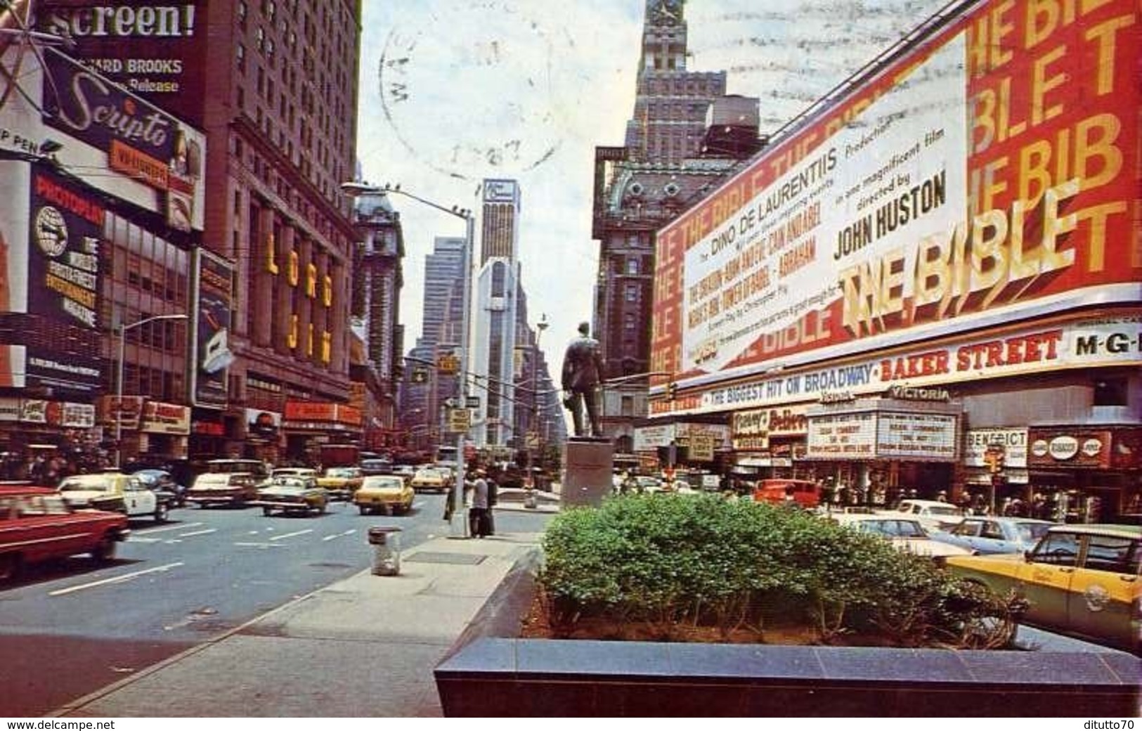 Times Square New York City - Showing The New Allid Chemical Tower Building - Formato Piccolo Viaggiata – E 13 - Mondo