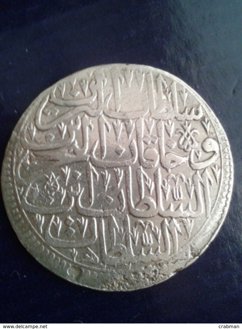 Ahmed III 1115 Year  20 Grams.38 Mm Diameter.Silver. - Türkei