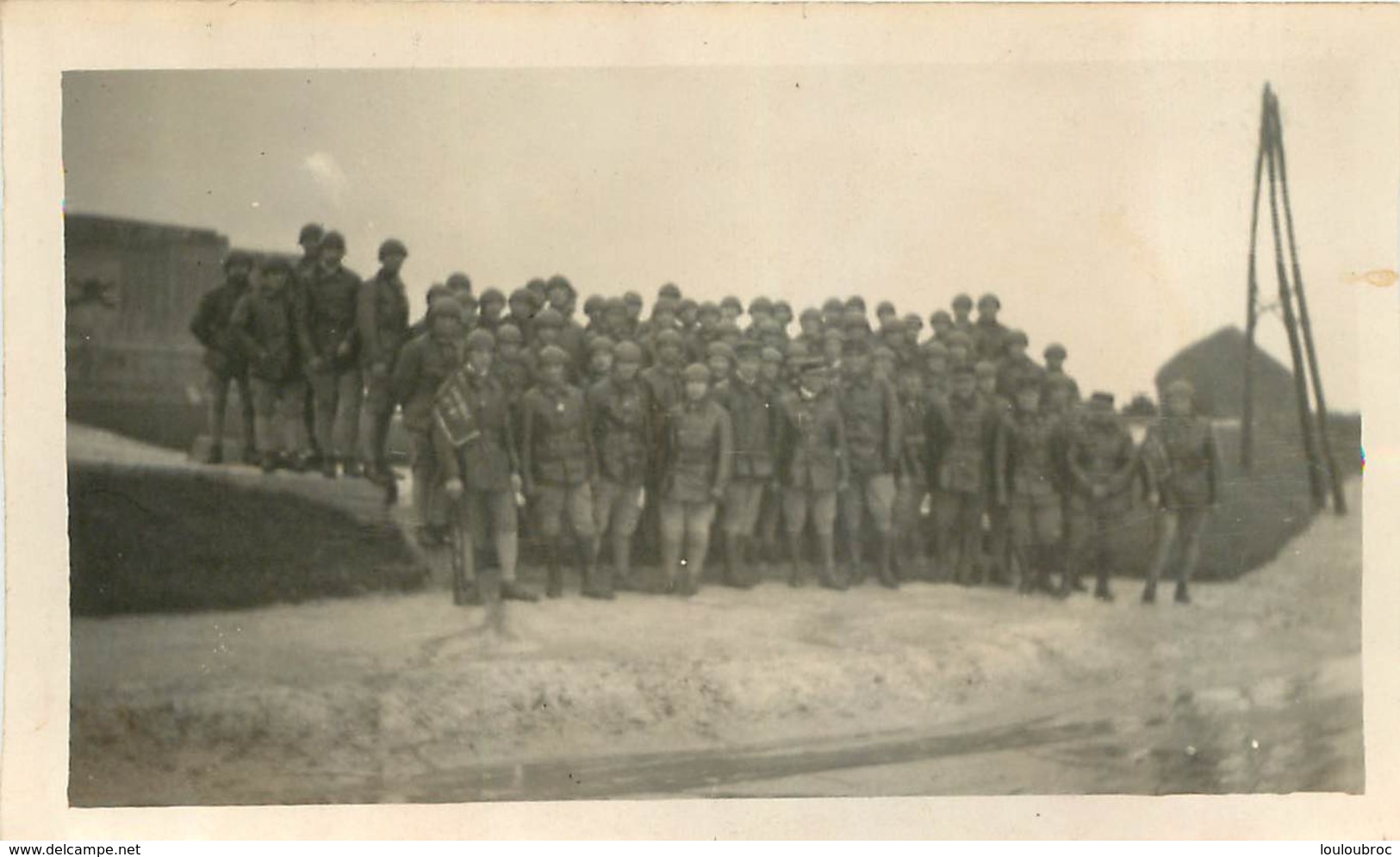 PHOTO ORIGINALE GROUPE DE SOLDATS ARMEE BLINDEE FORMAT 11.50 X 7 CM - Guerra, Militari