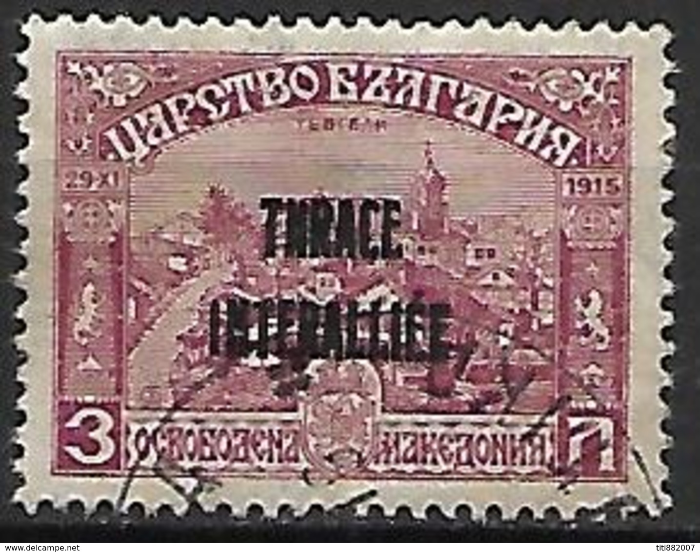 THRACE     -     1919  .  Y&T N° 40 Oblitéré - Thrace