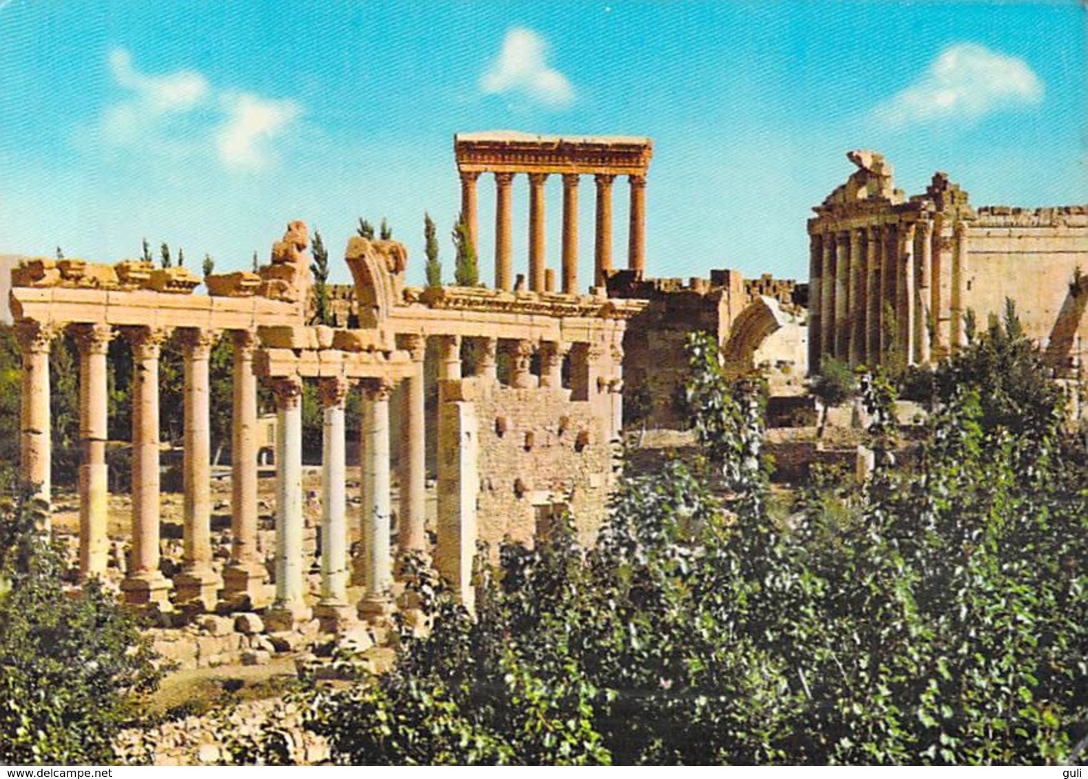 Liban-  LEBANON -.BAALBECK . Ruines Du Marché Romain    *PRIXFIXE - Libanon