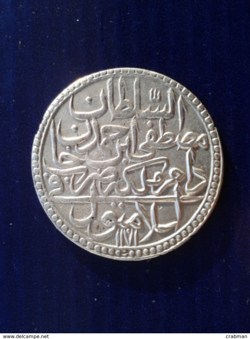 Mustafa III 1171 Y. Piaster.d.38 Mm.v.15 Gr. - Türkei