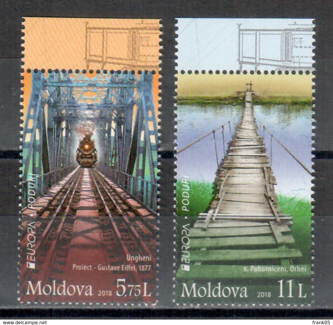 Moldawien / Moldova / Moldavie 2018 Satz/set EUROPA ** - 2018