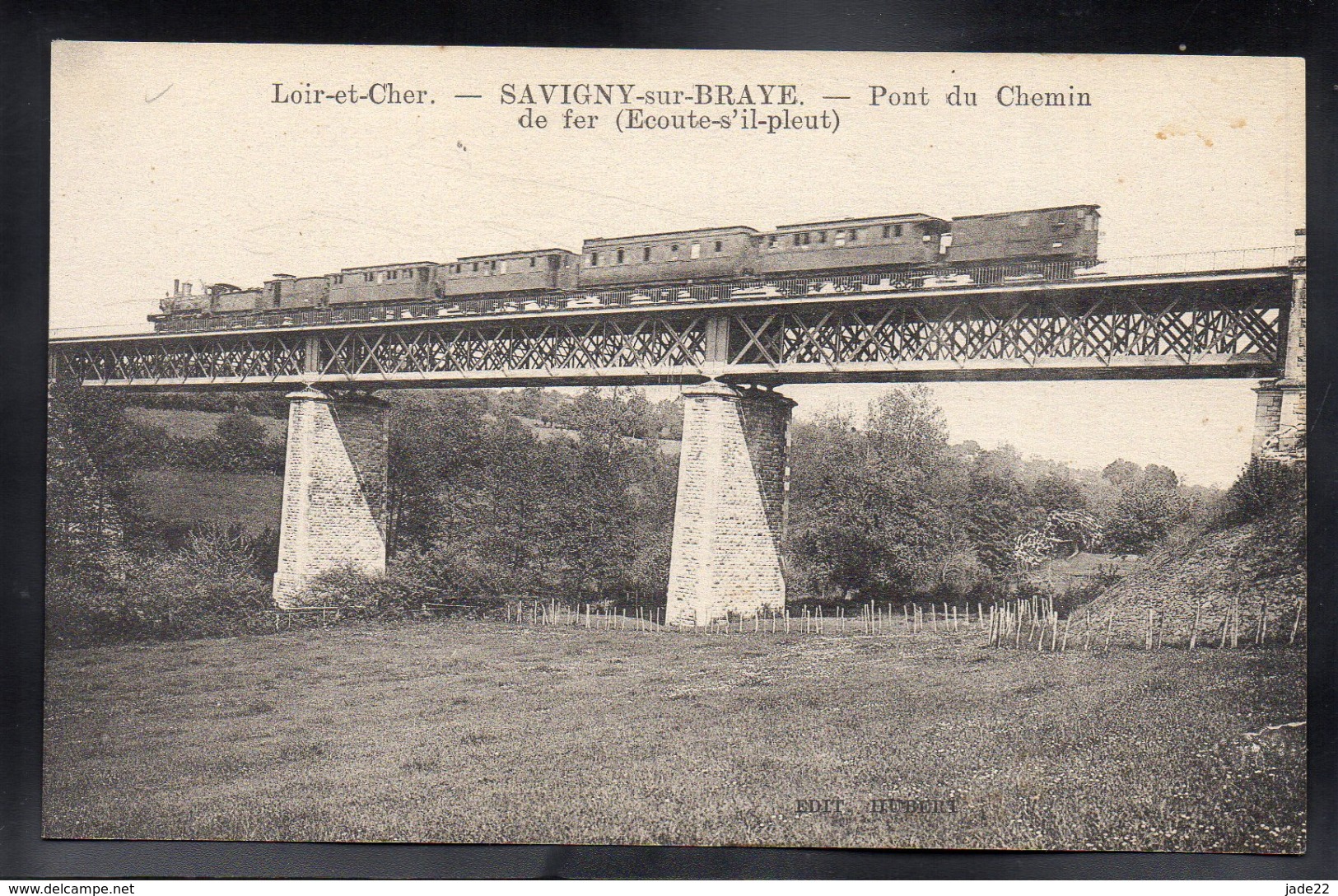 SAVIGNY SUR BRAYE 41 - Pont Du Chemin De Fer - Train - A214 - Autres & Non Classés