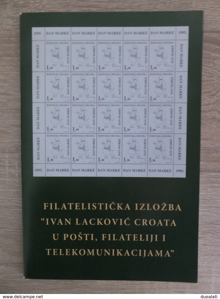 Croatia 2006 Philatelic Exhibition "Ivan Lacković Croata In Philately" Brochure 110th Anniversary Of HFD Zagreb - Otros & Sin Clasificación