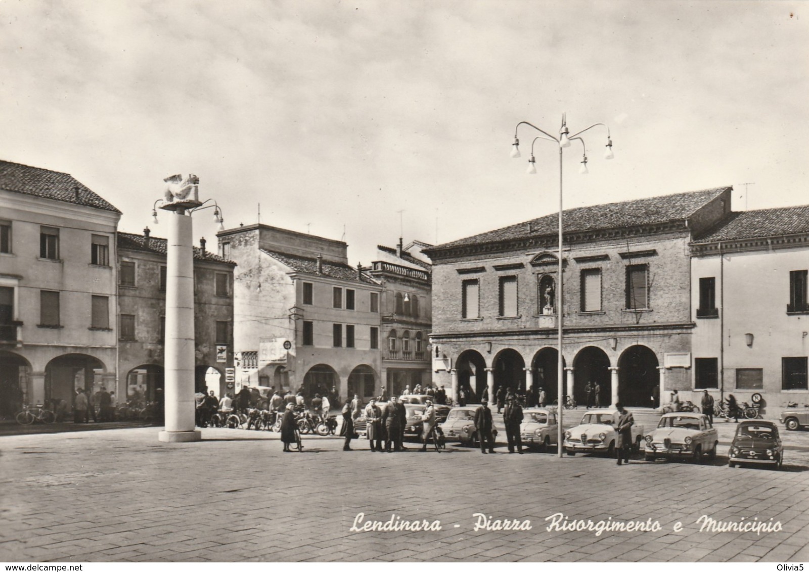 LENDINARA - PIAZZA RISORGIMENTO E MUNICIPIO - Rovigo