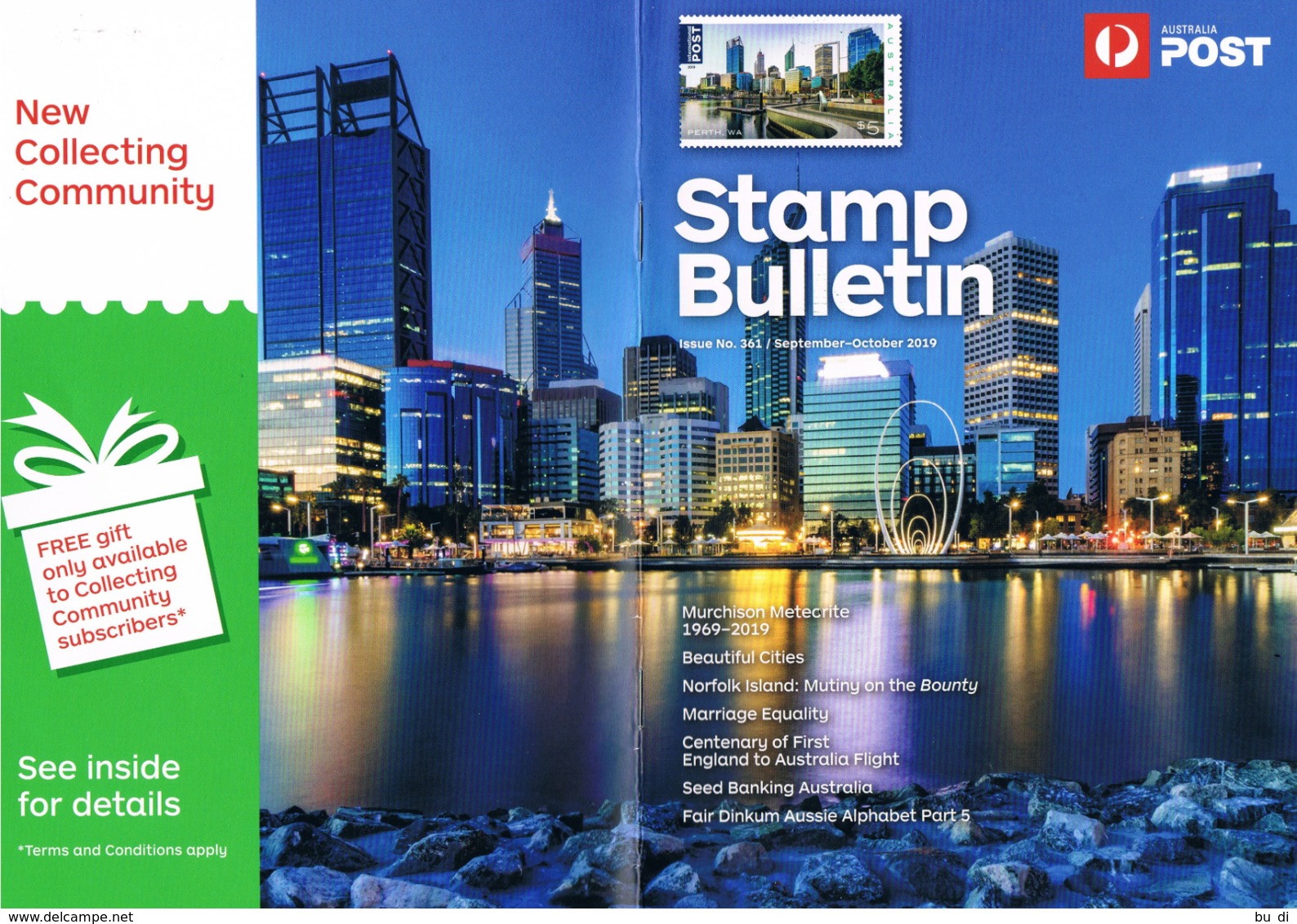 Australien - Australia - Stamps Bulletin - September / October 2019 - Englisch, Städte - Englisch (ab 1941)