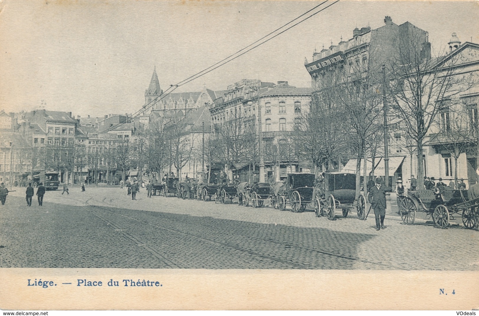 CPA - Belgique - Liège - Place Du Théâtre - Liege