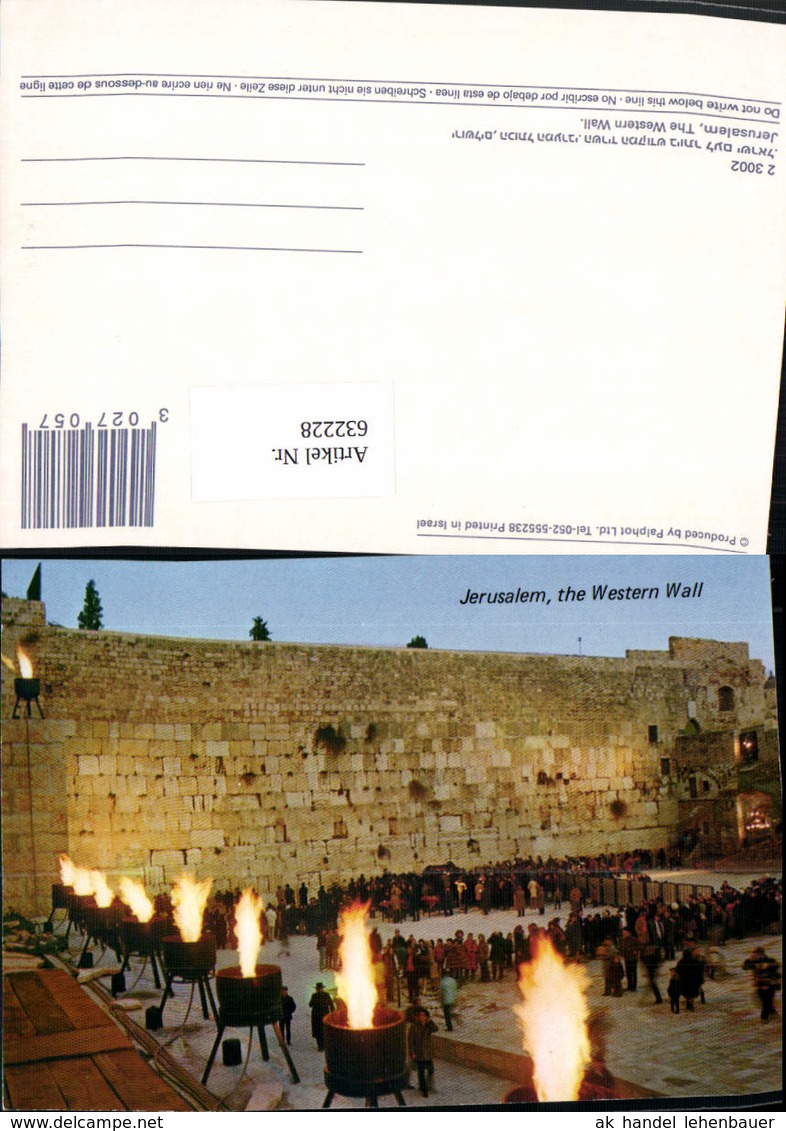 632228,Jerusalem The Western Wall Klagemauer - Israele