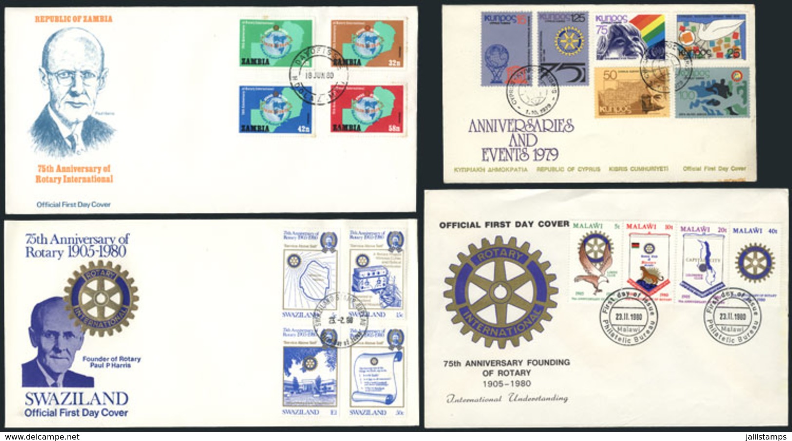 TOPIC ROTARY: 21 Covers Related To Topic ROTARY, Very Fine Quality, Very Little Duplication, Low Start! - Rotary, Club Leones