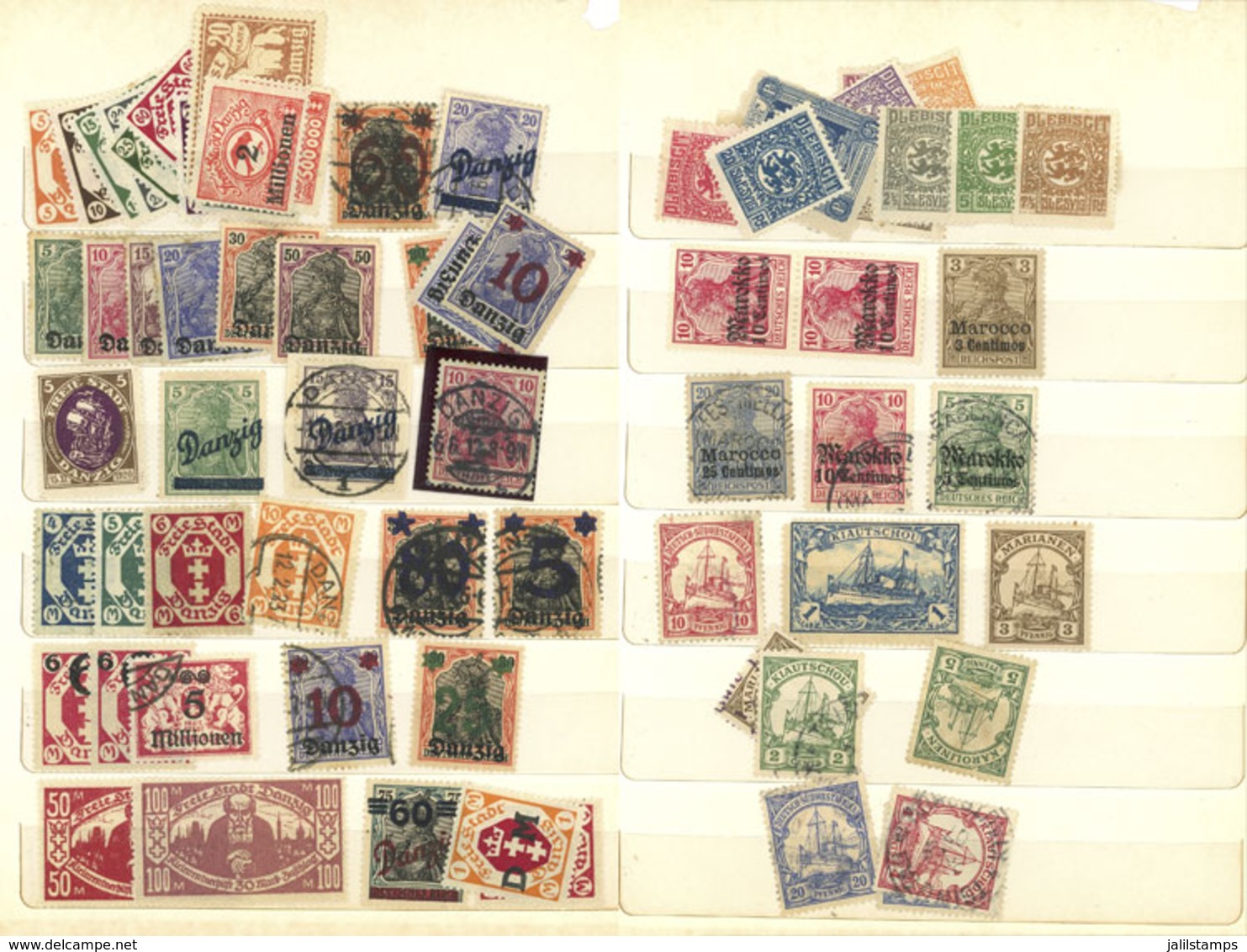 GERMANY - OCCUPATIONS: Stockbook With LARGE NUMBER Of Stamps Of Countries Occupied During The Wars, Colonies, Etc., Most - Sonstige & Ohne Zuordnung