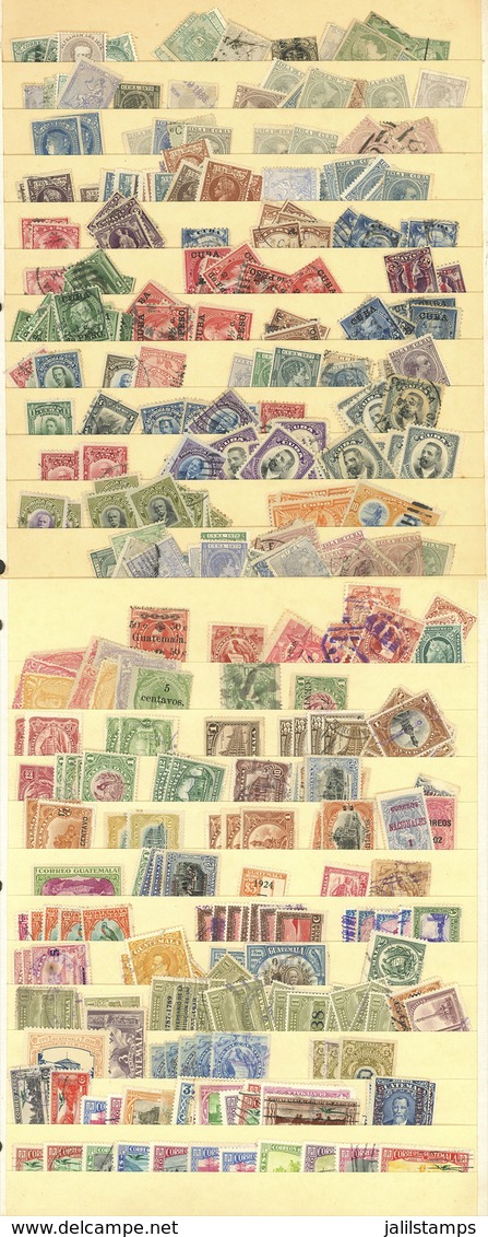 CENTRAL AMERICA: Spectacular Stock Of Stamps On Stock Pages, Mainly Old And In General Of Fine To Very Fine Quality, Goo - Amerika (Varia)
