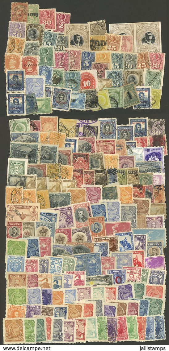 LATIN AMERICA: Envelope Containing A Good Number Of Stamps And Souvenir Sheets Of Varied Countries And Periods, Most Of  - Autres - Amérique