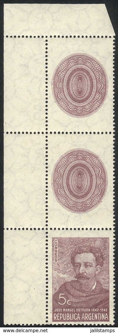 ARGENTINA: GJ.856Caa, Estrada With DOUBLE Label At Top, VF! - Sonstige & Ohne Zuordnung
